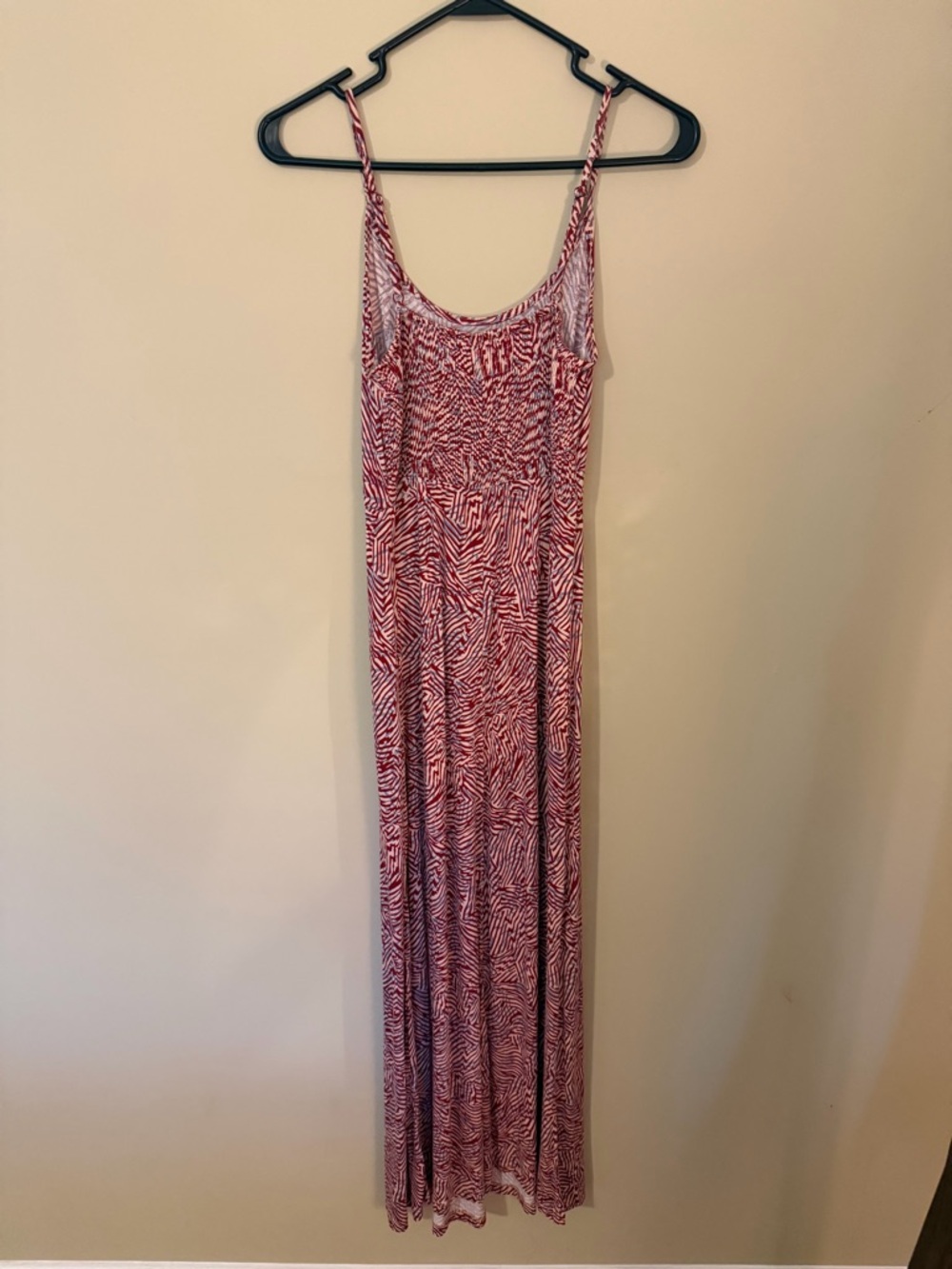 LASCANA Sleeveless Red Patterned Maxi Dress - Picture 3 of 6